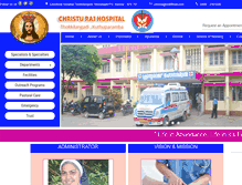 Tablet Screenshot of christurajhospital.com